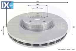 ΔΙΣΚΟΠΛΑΚΑ ΕΜΠΡΟΣΘIA SUBARU ADC0819V 26300FE070