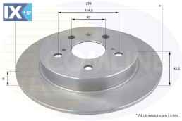 ΔΙΣΚΟΠΛΑΚΑ ΟΠΙΣΘ. SUZUKI ADC0930 5561155L00 5561155L00000 5561180J01 71750932 71768089