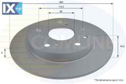 ΕΠΙΧΡΙΣΜΕΝΗ ΔΙΣΚΟΠΛΑΚΑ ΟΠΙΣΘ. SUZUKI ADC0940 5561161M00 556116M00000 5561170L00