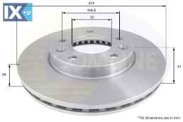 ΔΙΣΚΟΠΛΑΚΑ ΕΜΠΡΟΣΘ.KIA ADC1091V 0K58B33251