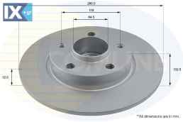 ΕΠΙΧΡΙΣΜΕΝΗ ΔΙΣΚΟΠΛΑΚΑ ΟΠΙΣΘ. NISSAN-OPE ADC1137 4408276 4411910 4413736 4414633 91159916 91166212 93161254 93850649 4020600QAC 4020600QAE 4020600QAG 4320600QAB 4320600QAC 4320600QAD 4408276 4411910