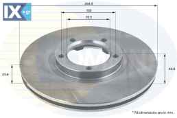 ΕΠΙΧΡΙΣΜΕΝΗ ΔΙΣΚΟΠΛΑΚΑ ΕΜΠΡΟΣΘ.FORD ADC1204V 1514234 5025610 5029815 5209815 92VX1125AA