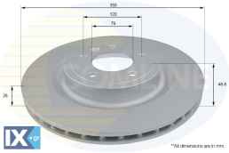 ΕΠΙΧΡΙΣΜΕΝΗ ΔΙΣΚΟΠΛΑΚΑ ΟΠΙΣΘ. LAND ROVER ADC1282V LR033302 LR099036