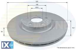 ΕΠΙΧΡΙΣΜΕΝΗ ΔΙΣΚΟΠΛΑΚΑ ΕΜΠΡΟΣΘ. LAND RO ADC1287V LR059122