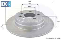 ΕΠΙΧΡΙΣΜΕΝΗ ΔΙΣΚΟΠΛΑΚΑ ΟΠΙΣΘ. MG ADC1319 GBD90847 SDB000820 SDB000870 SDB000881 SDB101100