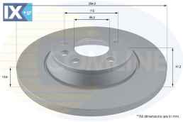 ΕΠΙΧΡΙΣΜΕΝΗ ΔΙΣΚΟΠΛΑΚΑ ΟΠΙΣΘ. VW ADC1440 7D0615601A 7D0615601C 1110251 1140278 7D0615601A 7D0615601C