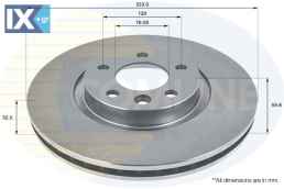 ΕΠΙΧΡΙΣΜΕΝΗ ΔΙΣΚΟΠΛΑΚΑ ΕΜΠΡΟΣΘ.VW ADC1452V 7H0615301F