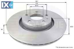 ΕΠΙΧΡΙΣΜΕΝΗ ΔΙΣΚΟΠΛΑΚΑ ΕΜΠΡΟΣΘ.AUDI ADC1465V 4E0615301AD 4F0615301E