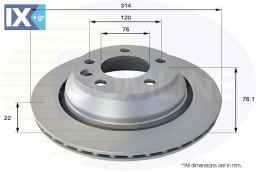 ΕΠΙΧΡΙΣΜΕΝΗ ΔΙΣΚΟΠΛΑΚΑ ΟΠΙΣΘ. VW ADC1472V 7L6615601E 7L6615601G