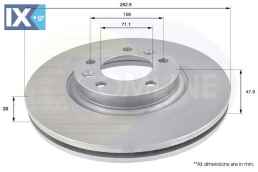 ΕΠΙΧΡΙΣΜΕΝΗ ΔΙΣΚΟΠΛΑΚΑ ΕΜΠΡΟΣΘ.PEUGEOT - ADC1550V 4246P7 4249L3 E169147 E169513 4246P7 4249L3 E169147 E169513