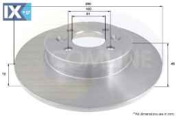 ΔΙΣΚΟΠΛΑΚΑ ΟΠΙΣΘ. RENAULT ADC1569 7701207227 8466774