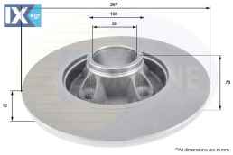 ΔΙΣΚΟΠΛΑΚΑ ΟΠΙΣΘ. CITROEN ADC1573 424945 424946