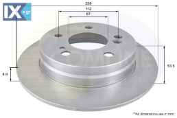 ΔΙΣΚΟΠΛΑΚΑ ΟΠΙΣΘ. MERCEDES ADC1611 2014230912 2014231112 2014231212 A2014230912 A2014231112 A2014231212