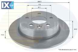 ΕΠΙΧΡΙΣΜΕΝΗ ΔΙΣΚΟΠΛΑΚΑ ΟΠΙΣΘ. MERCEDES ADC1613 6384230112