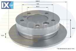 ΕΠΙΧΡΙΣΜΕΝΗ ΔΙΣΚΟΠΛΑΚΑ ΟΠΙΣΘ. MERCEDES ADC1619 9014230412 9014230612 9014230812 A9014230412 A9014230612 A9014230812 2D0615601 2D0615601C