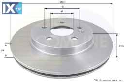 ΕΠΙΧΡΙΣΜΕΝΗ ΔΙΣΚΟΠΛΑΚΑ ΕΜΠΡΟΣΘ.MERCEDES ADC1630V 1634210012 1634210212 1634210412 A1634210012 A1634210212 A1634210412