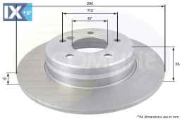 ΕΠΙΧΡΙΣΜΕΝΗ ΔΙΣΚΟΠΛΑΚΑ ΟΠΙΣΘ. MERCEDES ADC1635 1244231112 2104230312 2104230612 2104231012 210423101264 A2104230312 A2104230612 A2104231012 A210423101264