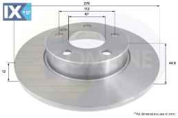 ΕΠΙΧΡΙΣΜΕΝΗ ΔΙΣΚΟΠΛΑΚΑ ΕΜΠΡΟΣΘ.MERCEDES ADC1638 1694210012 A1694210012