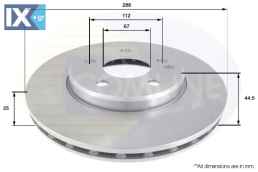 ΕΠΙΧΡΙΣΜΕΝΗ ΔΙΣΚΟΠΛΑΚΑ ΕΜΠΡΟΣΘ.MERCEDES ADC1641V 1694210212 1694211112 A1694210212 A1694211112