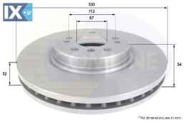 ΕΠΙΧΡΙΣΜΕΝΗ ΔΙΣΚΟΠΛΑΚΑ ΕΜΠΡΟΣΘ.MERCEDES ADC1648V 1644210412 A2104230812