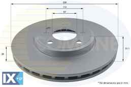 ΕΠΙΧΡΙΣΜΕΝΗ ΔΙΣΚΟΠΛΑΚΑ ΕΜΠΡΟΣΘ.MERCEDES ADC1673V 402065DA0A 40206HG00B 402065DA0A 40206HG00B 2464210112 246421044 A2464210112