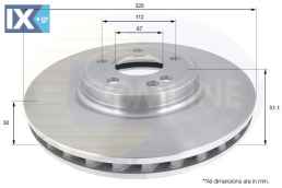 ΔΙΣΚΟΠΛΑΚΑ ΕΜΠΡΟΣΘ.MERCEDES ADC1676V 402065DH0A 2464212612 A2464212612