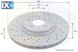 ΕΠΙΧΡΙΣΜΕΝΗ ΔΙΣΚΟΠΛΑΚΑ ΕΜΠΡΟΣΘ.MERCEDES ADC1680V 2034211312 A2034211312