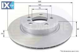 ΕΠΙΧΡΙΣΜΕΝΗ ΔΙΣΚΟΠΛΑΚΑ ΕΜΠΡΟΣΘ.BMW ADC1719V 34113400151