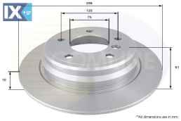 ΔΙΣΚΟΠΛΑΚΑ ΟΠΙΣΘ. BMW ADC1724 34211163669 34211163835 34211164129 34216767049