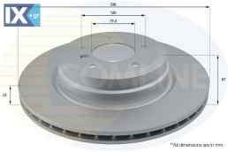 ΕΠΙΧΡΙΣΜΕΝΗ ΔΙΣΚΟΠΛΑΚΑ ΟΠΙΣΘ. BMW ADC1729V 34216764655 34216855004