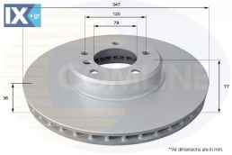 ΕΠΙΧΡΙΣΜΕΝΗ ΔΙΣΚΟΠΛΑΚΑ ΕΜΠΡΟΣΘ.BMW ADC1747V 34116766871 34116779467