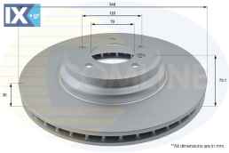 ΕΠΙΧΡΙΣΜΕΝΗ ΔΙΣΚΟΠΛΑΚΑ ΕΜΠΡΟΣΘ.BMW ADC1763V 34116770729 34116855000