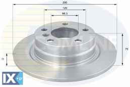 ΕΠΙΧΡΙΣΜΕΝΗ ΔΙΣΚΟΠΛΑΚΑ ΟΠΙΣΘ. BMW ADC1778 34216792225