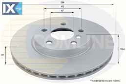 ΕΠΙΧΡΙΣΜΕΝΗ ΔΙΣΚΟΠΛΑΚΑ ΕΜΠΡ. BMW - MINI ADC1792V 34116866297 34116866297