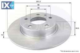 ΔΙΣΚΟΠΛΑΚΑ ΟΠΙΣΘ. ALFA ROMEO-FIAT ADC1806 60801753 164062610001 164063000000 60569164 60602161 60653479 60658566 60801786 60801787 71738912 7789267 82418684 82439939 82440275 60801787 7789267