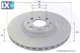 ΕΠΙΧΡΙΣΜΕΝΗ ΔΙΣΚΟΠΛΑΚΑ ΕΜΠΡΟΣΘ.FIAT ADC1814V 46535086 46765546