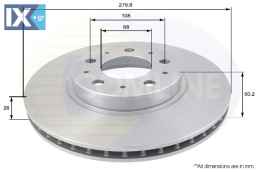 ΔΙΣΚΟΠΛΑΚΑ ΕΜΠΡΟΣΘ.VOLVO ADC1904V 271788 2717880 2717882 272312 31262092 9140759 91407593