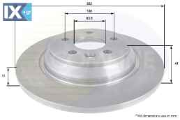 ΕΠΙΧΡΙΣΜΕΝΗ ΔΙΣΚΟΠΛΑΚΑ ΟΠΙΣΘ. VOLVO ADC1922 30769059 31471746