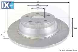 ΕΠΙΧΡΙΣΜΕΝΗ ΔΙΣΚΟΠΛΑΚΑ ΟΠΙΣΘ. VOLVO ADC1923 30769058