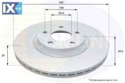 ΕΠΙΧΡΙΣΜΕΝΗ ΔΙΣΚΟΠΛΑΚΑ ΕΜΠΡΟΣΘ.VOLVO ADC1927V 31341643 31381375 31400817 31400937