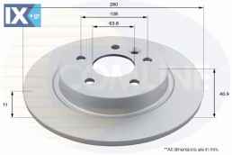 ΕΠΙΧΡΙΣΜΕΝΗ ΔΙΣΚΟΠΛΑΚΑ ΟΠΙΣΘ. VOLVO ADC1928 31341645 31341646