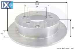 ΔΙΣΚΟΠΛΑΚΑ ΟΠΙΣΘ. KIA ADC2403 584112K300