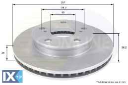 ΕΠΙΧΡΙΣΜΕΝΗ ΔΙΣΚΟΠΛΑΚΑ ΕΜΠΡΟΣΘ.TOYOTA ADC2504V 435120K030