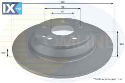 ΕΠΙΧΡΙΣΜΕΝΗ ΔΙΣΚΟΠΛΑΚΑ ΟΠΙΣΘ. MERCEDES ADC2805 4474230012 4474230412 A4474230012 A4474230412