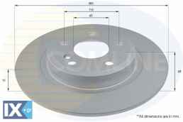 ΔΙΣΚΟΠΛΑΚΑ ΟΠΙΣΘ.MERCEDES ADC2813 1724230212 A1724230212