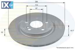 ΕΠΙΧΡΙΣΜΕΝΗ ΔΙΣΚΟΠΛΑΚΑ ΟΠΙΣΘIA MERCEDES ADC2843V 2464230812 A2464230812