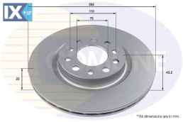 ΕΠΙΧΡΙΣΜΕΝΗ ΔΙΣΚΟΠΛΑΚΑ ΟΠΙΣΘ. ALFA ROMEO ADC2883V 50532944 50545300 50554320