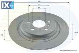 ΕΠΙΧΡΙΣΜΕΝΗ ΔΙΣΚΟΠΛΑΚΑ ΟΠΙΣΘIA MERCEDES ADC2892 1664230012 1664230500 A1664230012 A1664230500