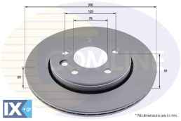 ΕΠΙΧΡΙΣΜΕΝΗ ΔΙΣΚΟΠΛΑΚΑ ΟΠΙΣΘ. VW - MAN ADC2921V 2N0615601