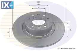 ΕΠΙΧΡΙΣΜΕΝΗ ΔΙΣΚΟΠΛΑΚΑ ΟΠΙΣΘ. PEUGEOT ADC2980 9683993280 9683993280